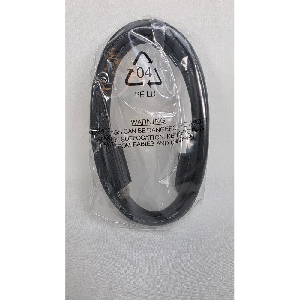 Insignia‎ 4K Ultra HD 18Gbps HDMI Cable 4ft Black NS-HG04L22 Premium Certified